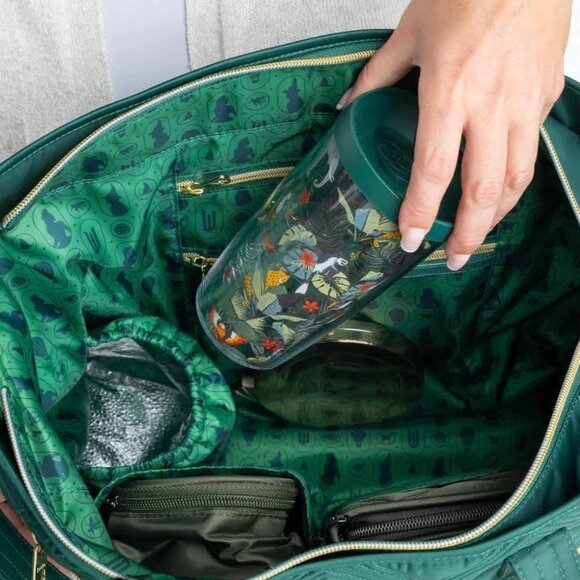 Lug Wicked x Lug Paddle Carry-All Tote Wickedly Green *As Is* - Picture 3 of 14